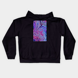 New colorful  geometric abstract Kids Hoodie